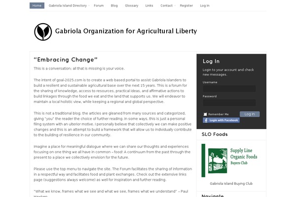 OneCommunity theme site design template sample