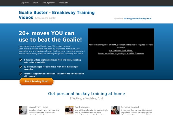 JustLanded theme site design template sample