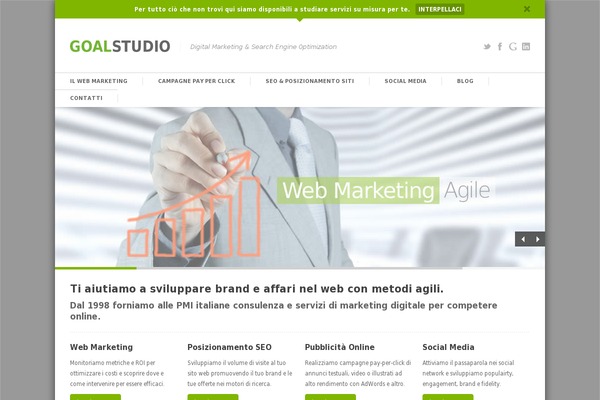 goalstudio.it site used ELOGIX