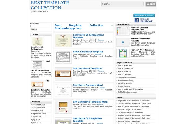 Do’a Ibu theme site design template sample