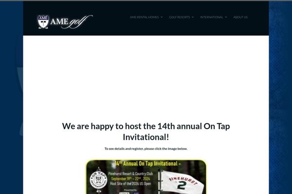 Golfclub theme site design template sample