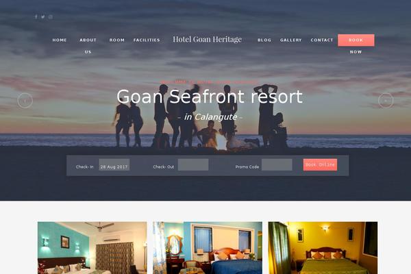 goanheritage.com site used Grandium-child
