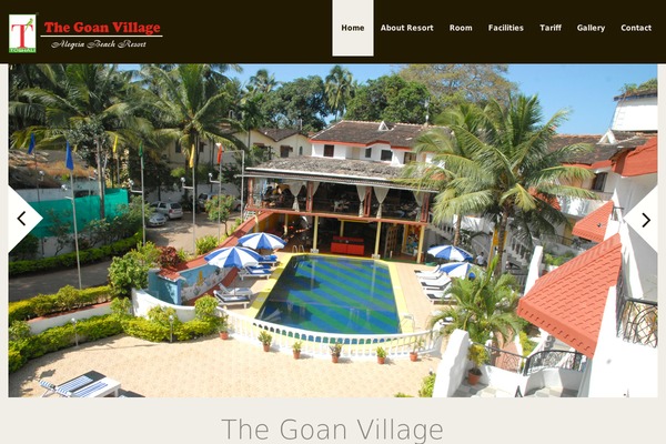 goanvillage.com site used SKT Hotel Lite