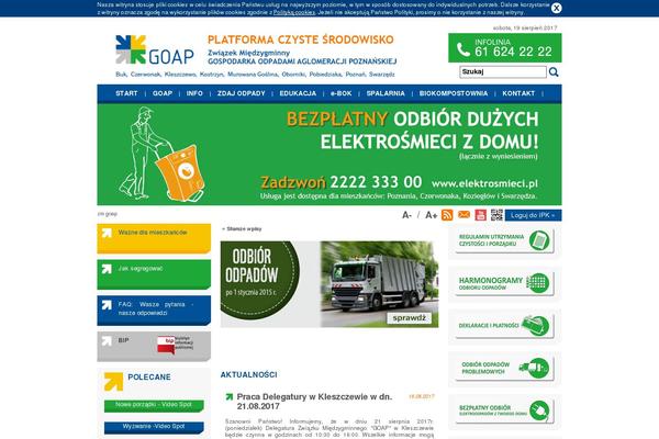 Site using Scroll Top and Bottom plugin
