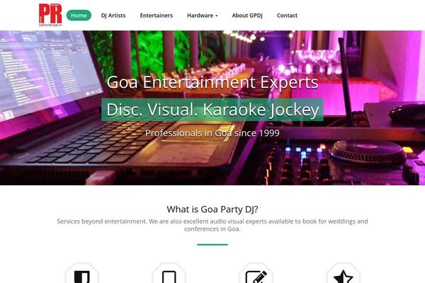 goapartydj.com site used Quality