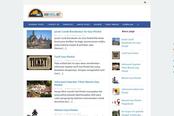 Bisnis theme site design template sample