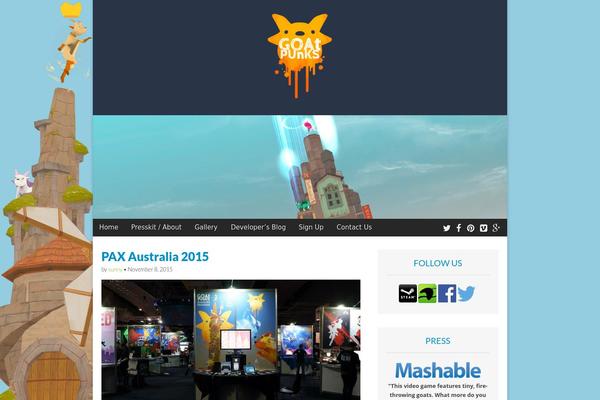 Magazine Premium theme site design template sample