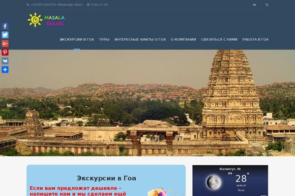 Site using WP-chgFontSize plugin