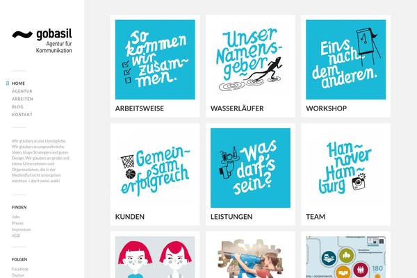 Fukasawa theme site design template sample