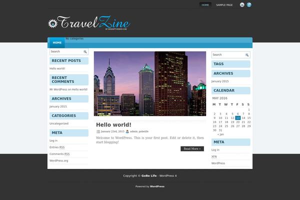 gobelife.com site used Travelzine