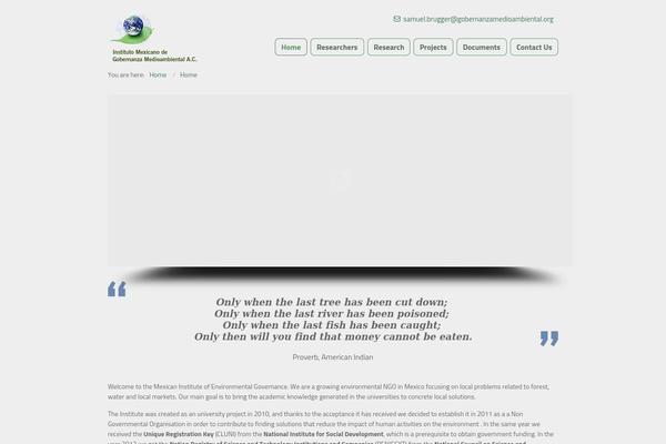 gobernanzamedioambiental.org site used Almet