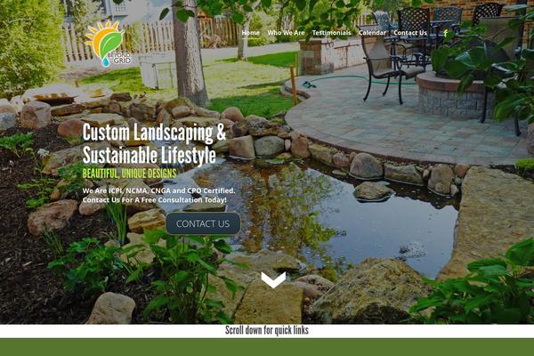 Fusion theme site design template sample