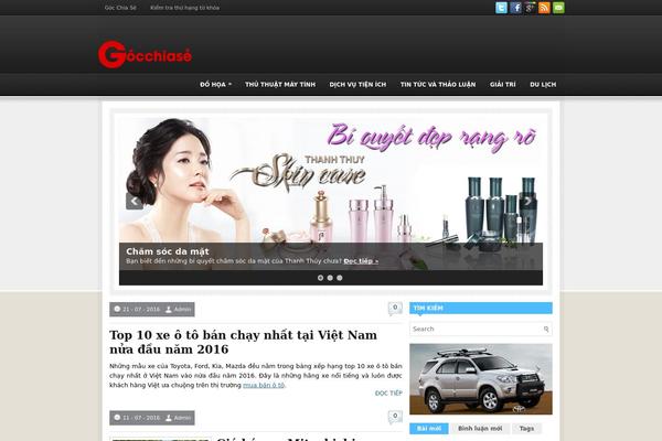gocchiase.org site used Straightahead