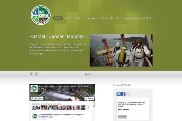 Inspire theme site design template sample