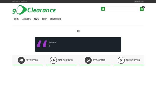 goclearance.com site used BuyShop