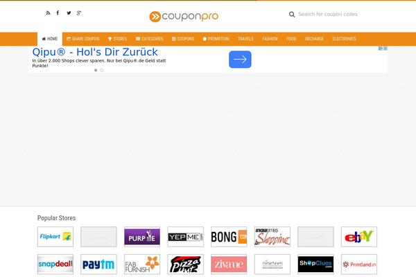 Wp-coupon theme site design template sample
