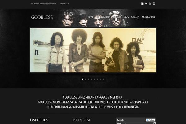 Musicpro theme site design template sample