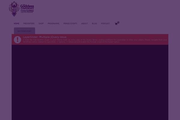 goddessconference.com site used Eventalk