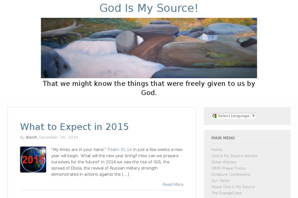 godismysource.org site used Reverie-child-master
