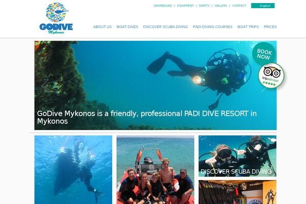 godivemykonos.com site used Godivemykonos
