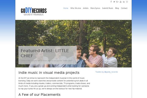 Intuition theme site design template sample