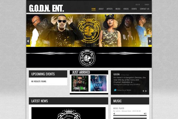 Rockit theme site design template sample