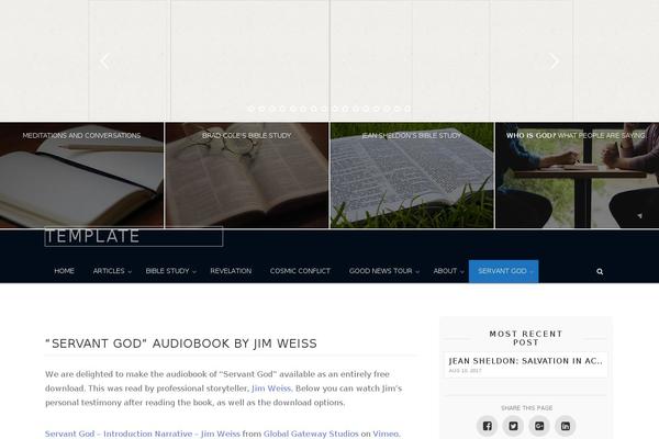 Site using Cornerstone plugin