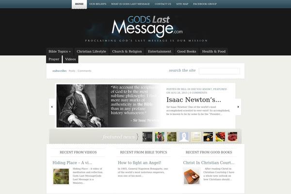 eNews theme site design template sample