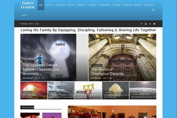 Nexus theme site design template sample