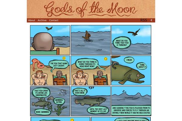 godsofthemoon.com site used ComicPress