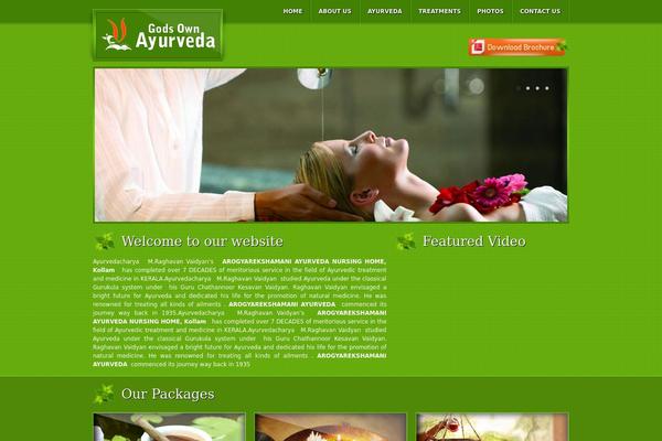 godsownayurveda.com site used Ayurveda