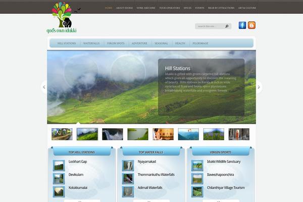 Aggregate theme site design template sample