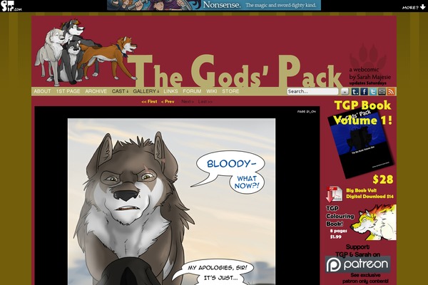 ComicPress theme site design template sample