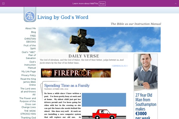 godswordonline.com site used Livingos_delta