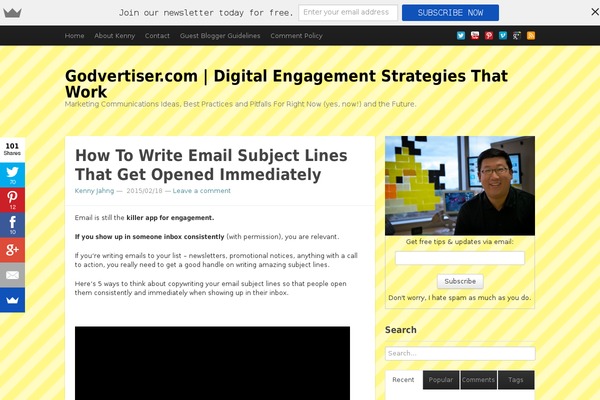 Standard theme site design template sample