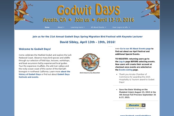 Site using Events-manager-pro plugin
