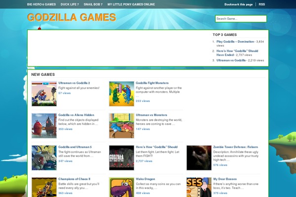 Durus theme site design template sample