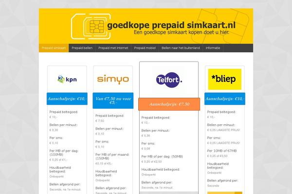 Site using Price Table plugin