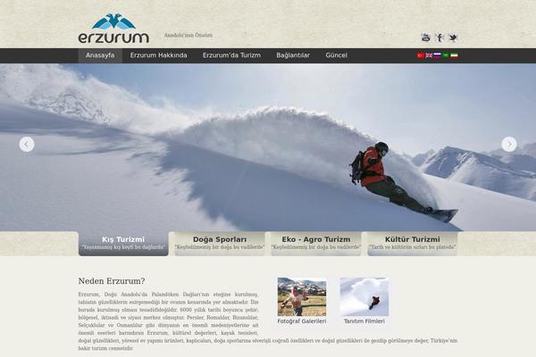 Impression theme site design template sample