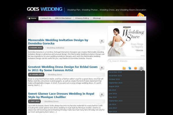 Mystique theme site design template sample