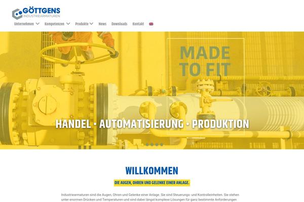goettgens-gmbh.com site used Goe-theme