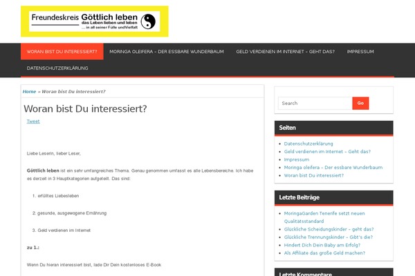 goettlich-leben.com site used Magazinestyle