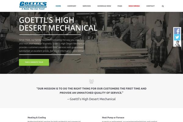 Quince theme site design template sample
