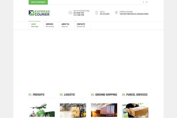 Logistic-business theme site design template sample