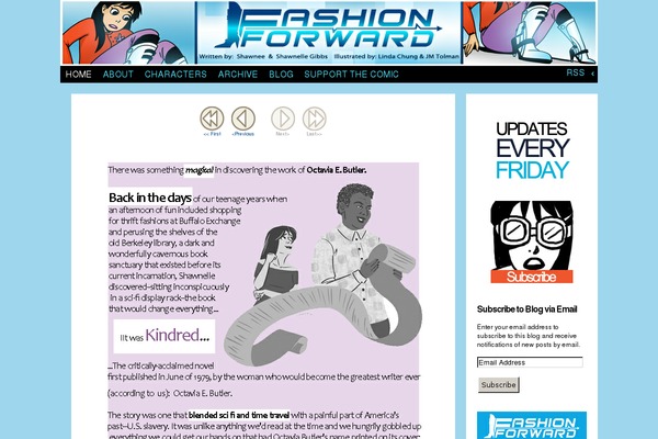 ComicPress theme site design template sample