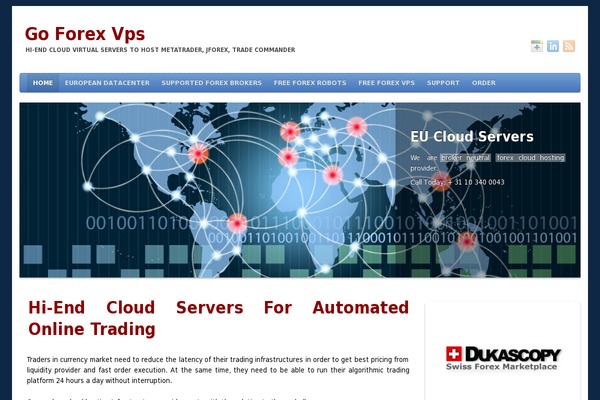 goforexvps.com site used Corpbiz