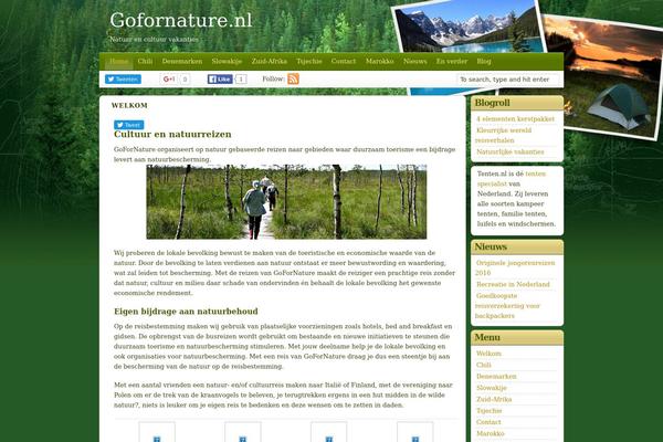 Travel Blogger theme site design template sample