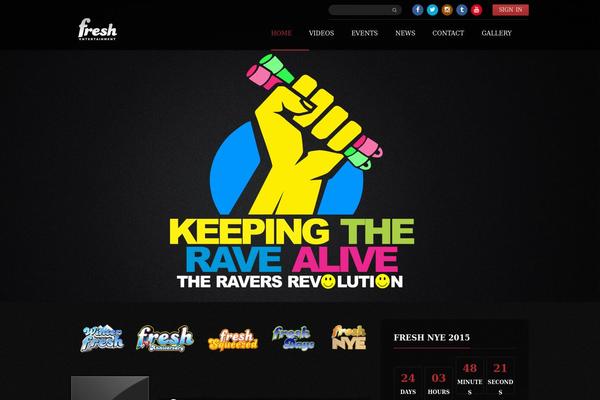 Remix theme site design template sample