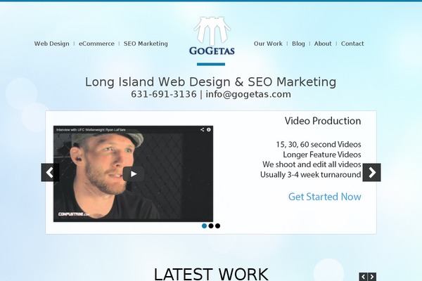 Vlog theme site design template sample