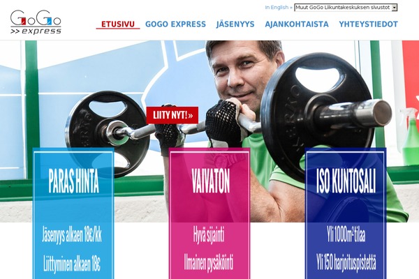 Gogo theme site design template sample